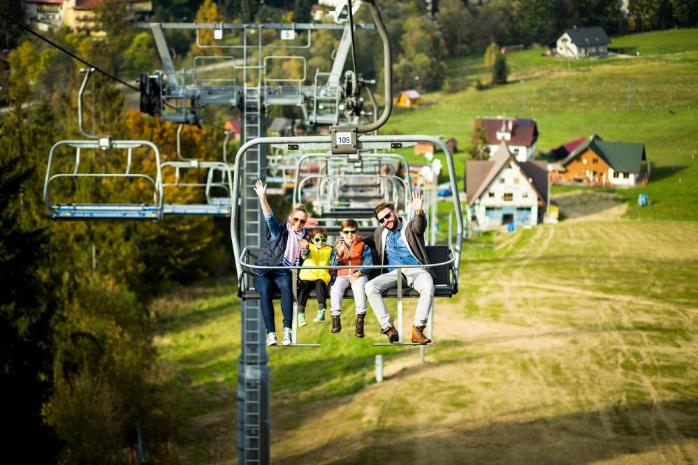 W Beskidach z dzieckiem